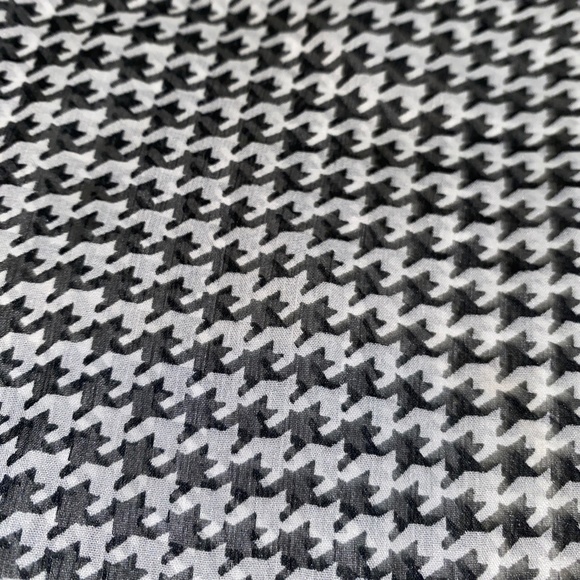 Stradivarius Ultra Sheer Houndstooth Tiered Dress - Picture 3 of 5